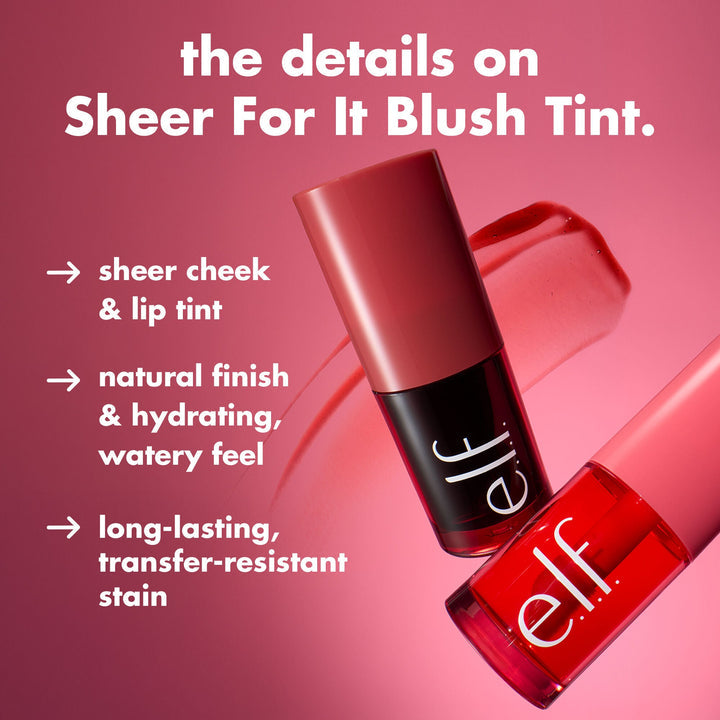 Sheer for it blush tint