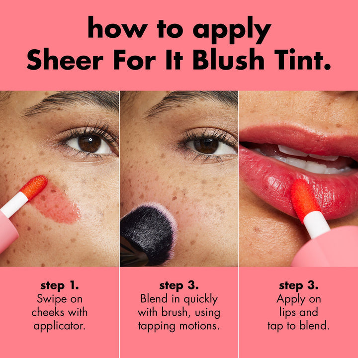Sheer for it blush tint